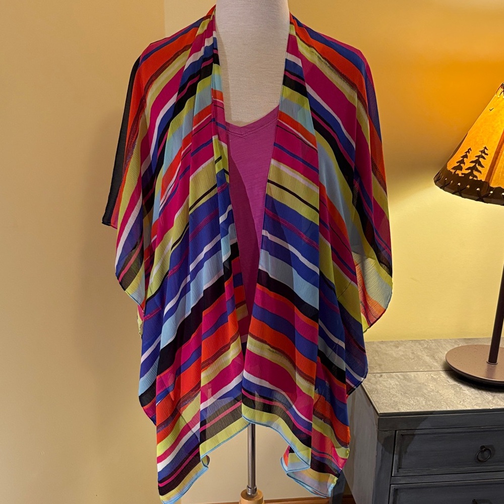 V. FRAAS Multicolor Kimono Cardigan